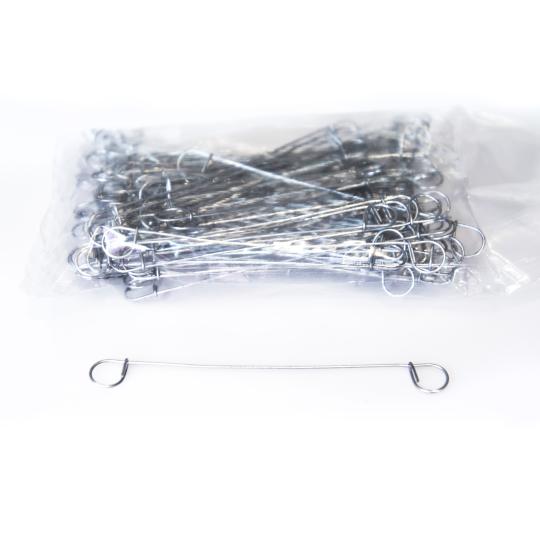 Liens métalliques galvanisés à boucles