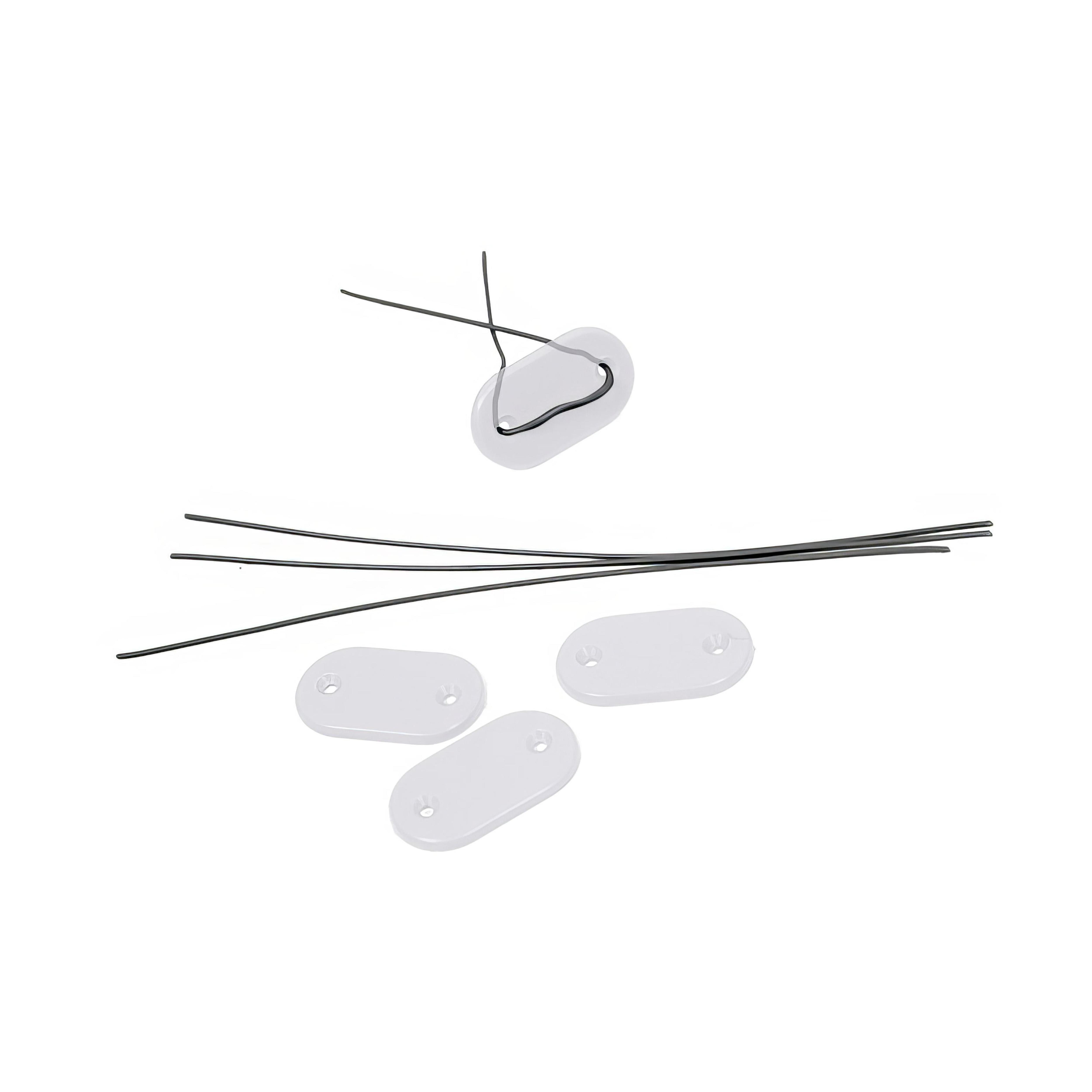 Plaquettes attache-canisse 20 mm