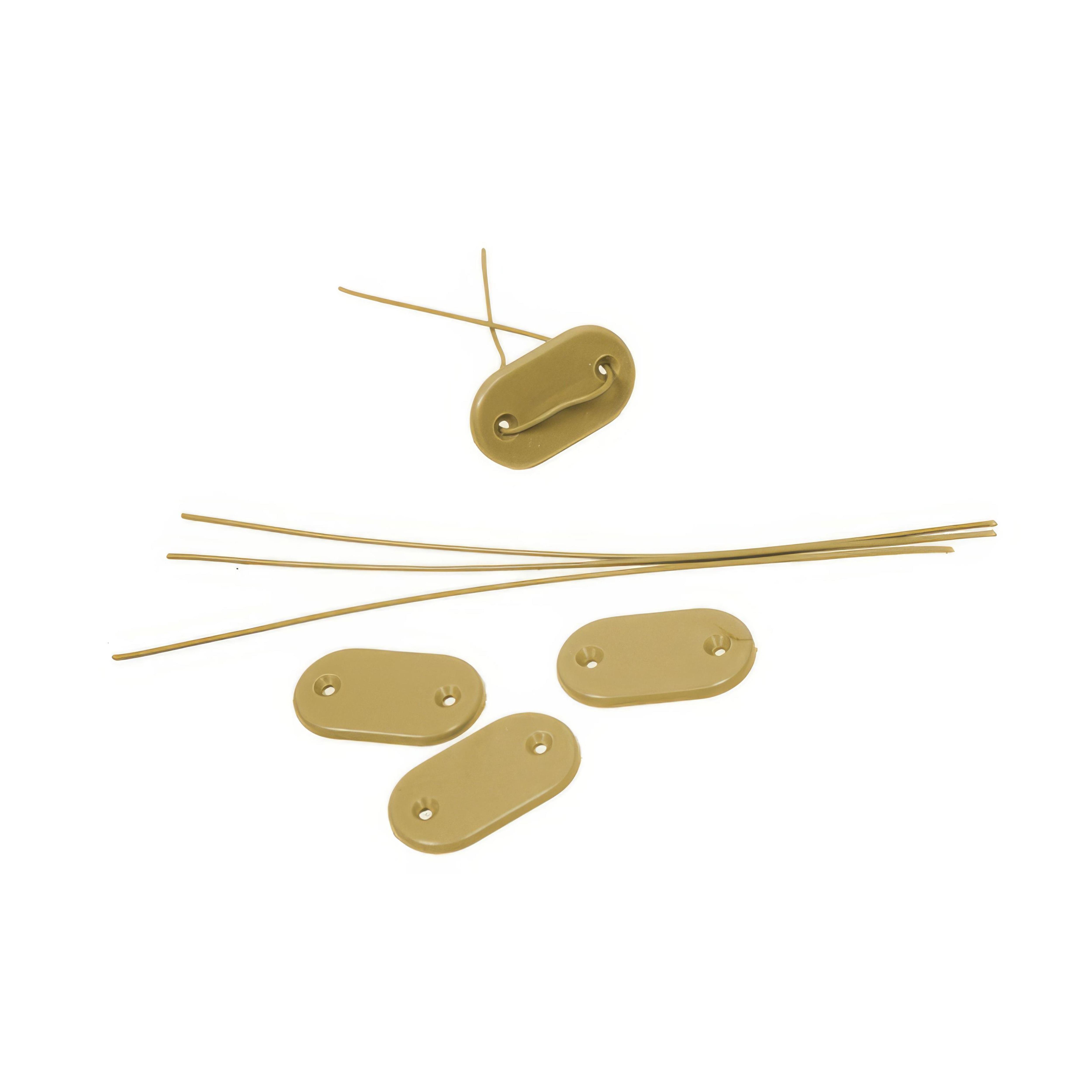 Plaquettes attache-canisse 20 mm