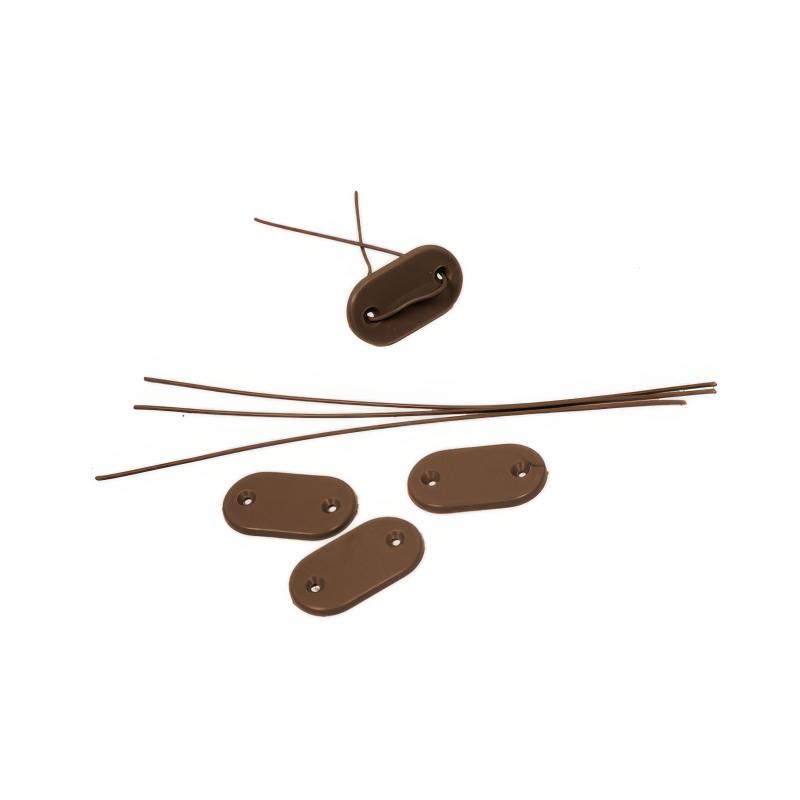 Plaquettes attache-canisse 20 mm