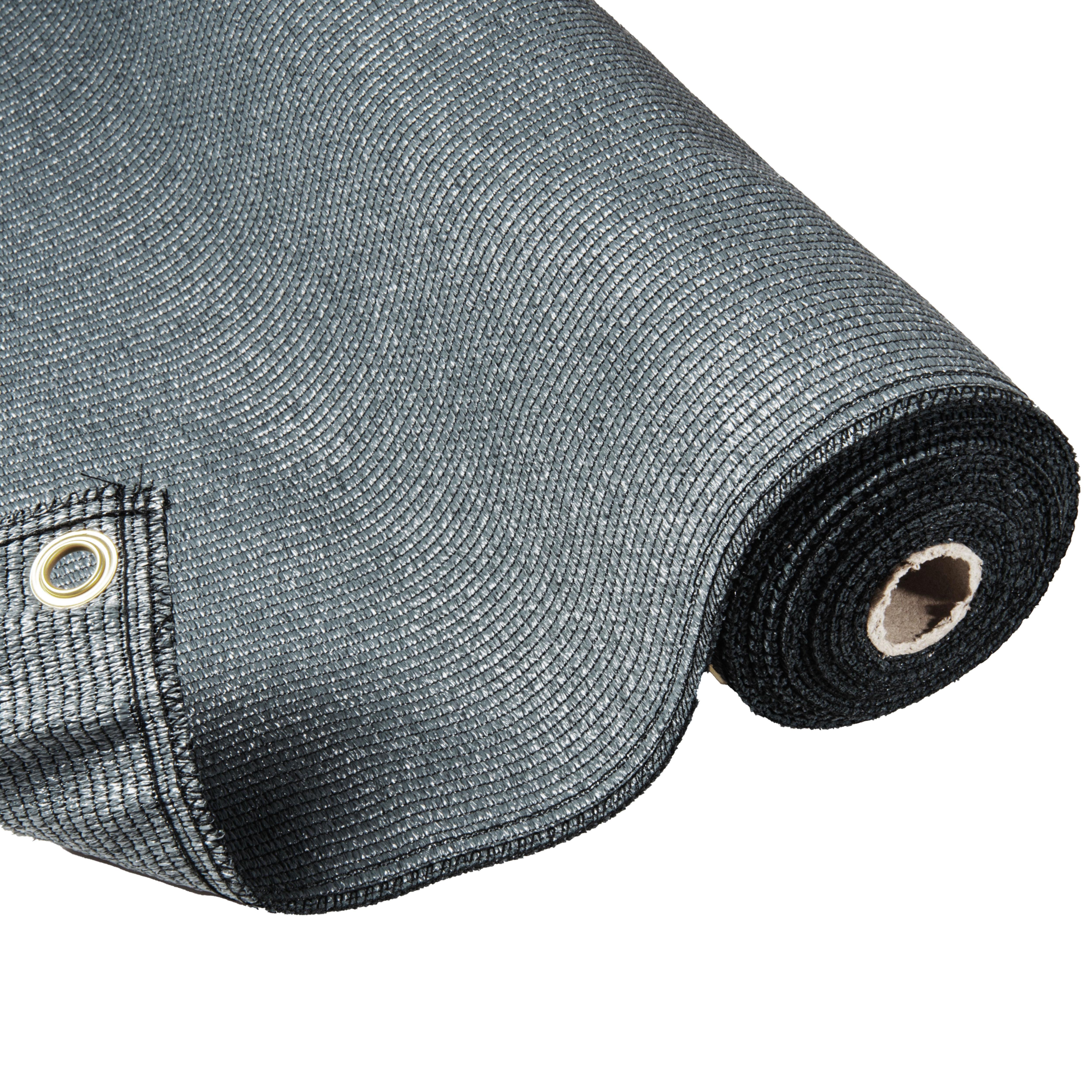 Brise-vue en toile pour balcon en rouleau avec œillets 220g/m²