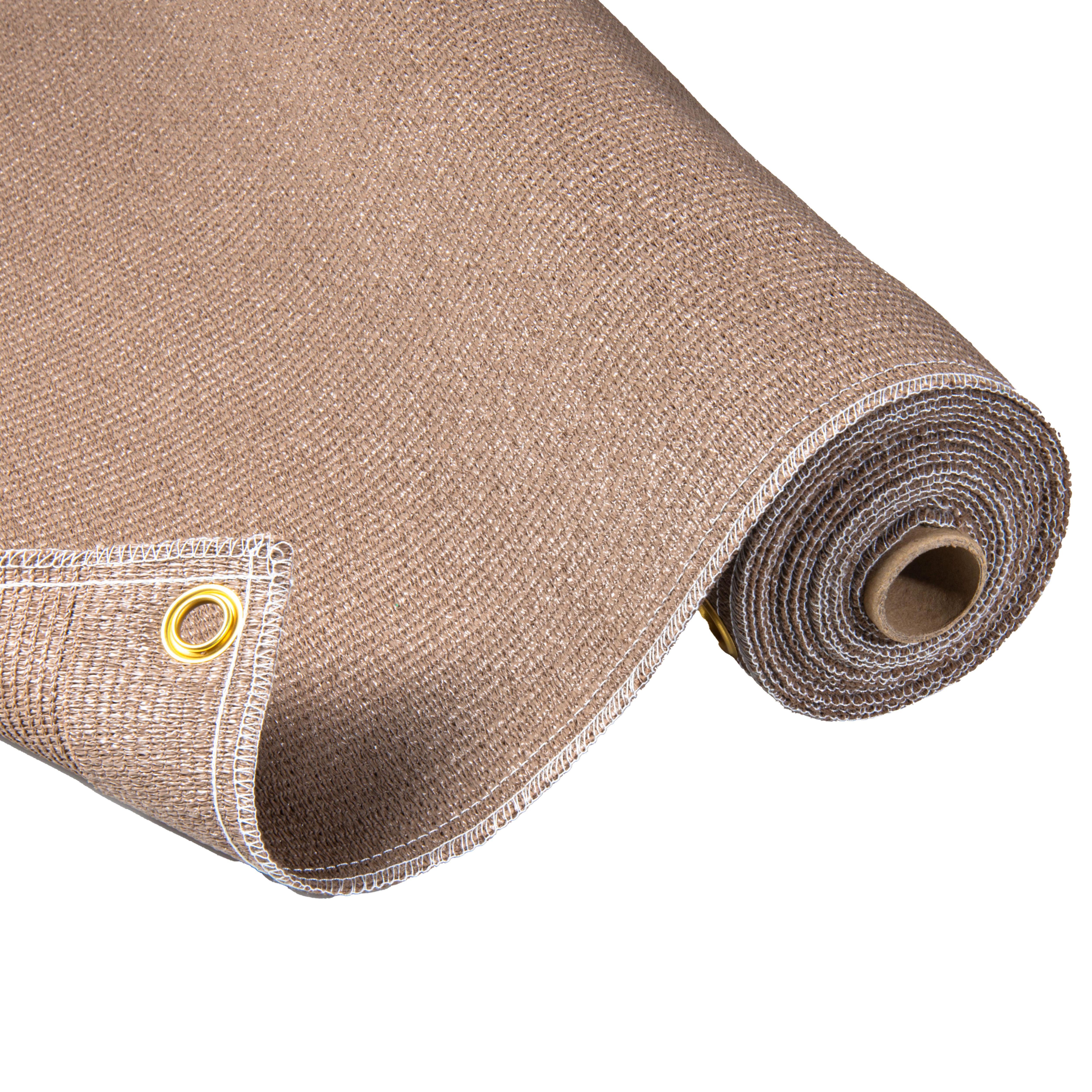 Brise-vue en toile pour balcon en rouleau avec œillets 220g/m²