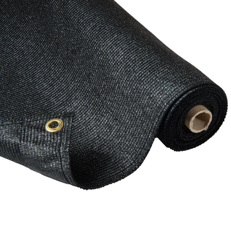 Toile brise-vue en rouleau avec œillets