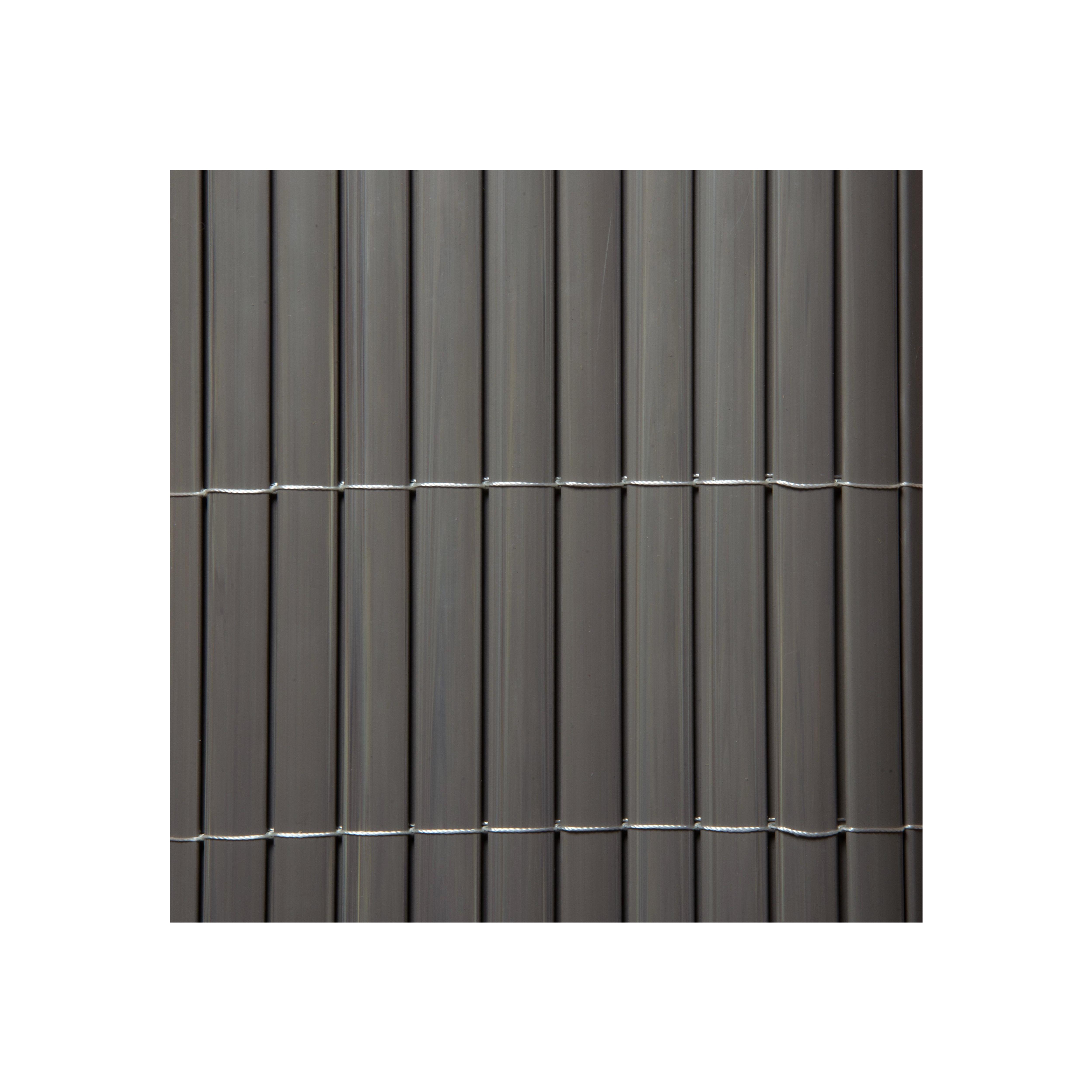 Canisse PVC brise-vue double-face premium 20 mm