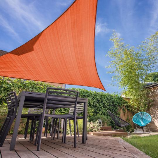 Voile d'ombrage fort triangulaire | Brise-vue | Brise-Vue.com