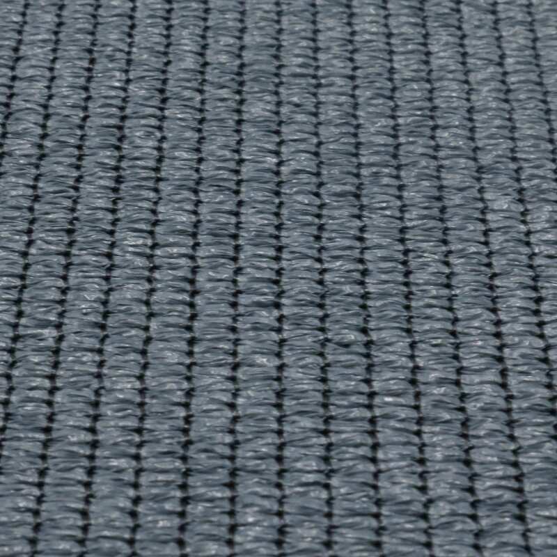 Lot de 2 brise vues anthracite occultation 100% - 1,50 x 3 m