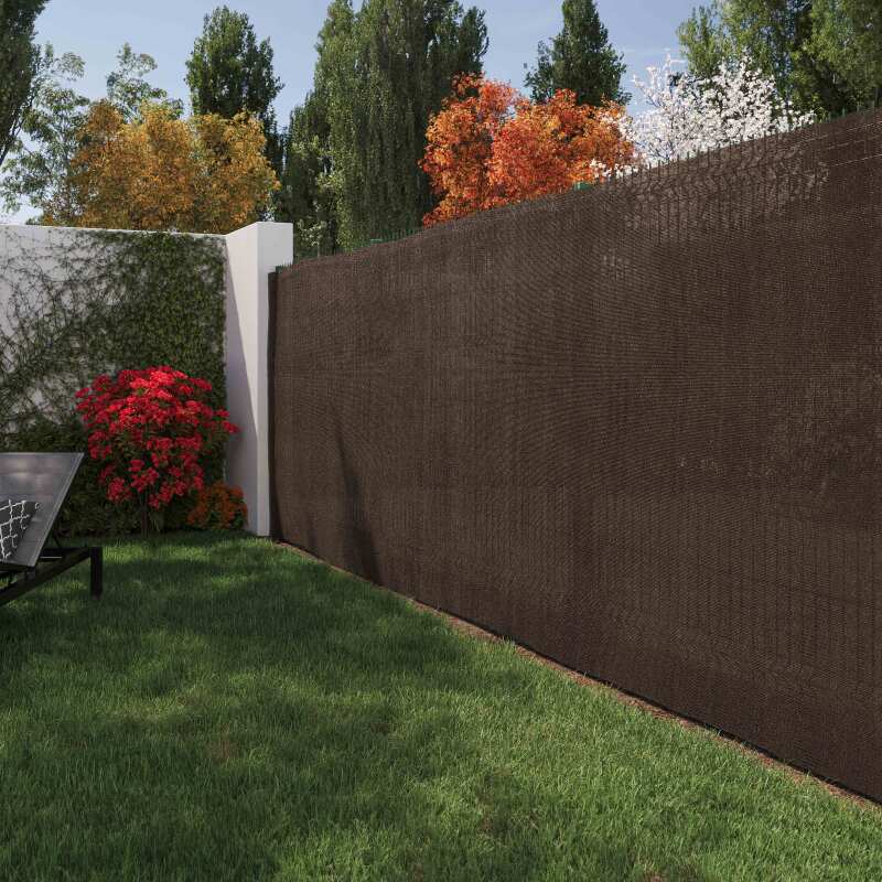 Brise-vue marron écorce occultation 85% - Hauteur 1,80m