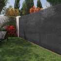 Lot de 2 brise-vues gris anthracite occultation 70% - 2 x 3 m