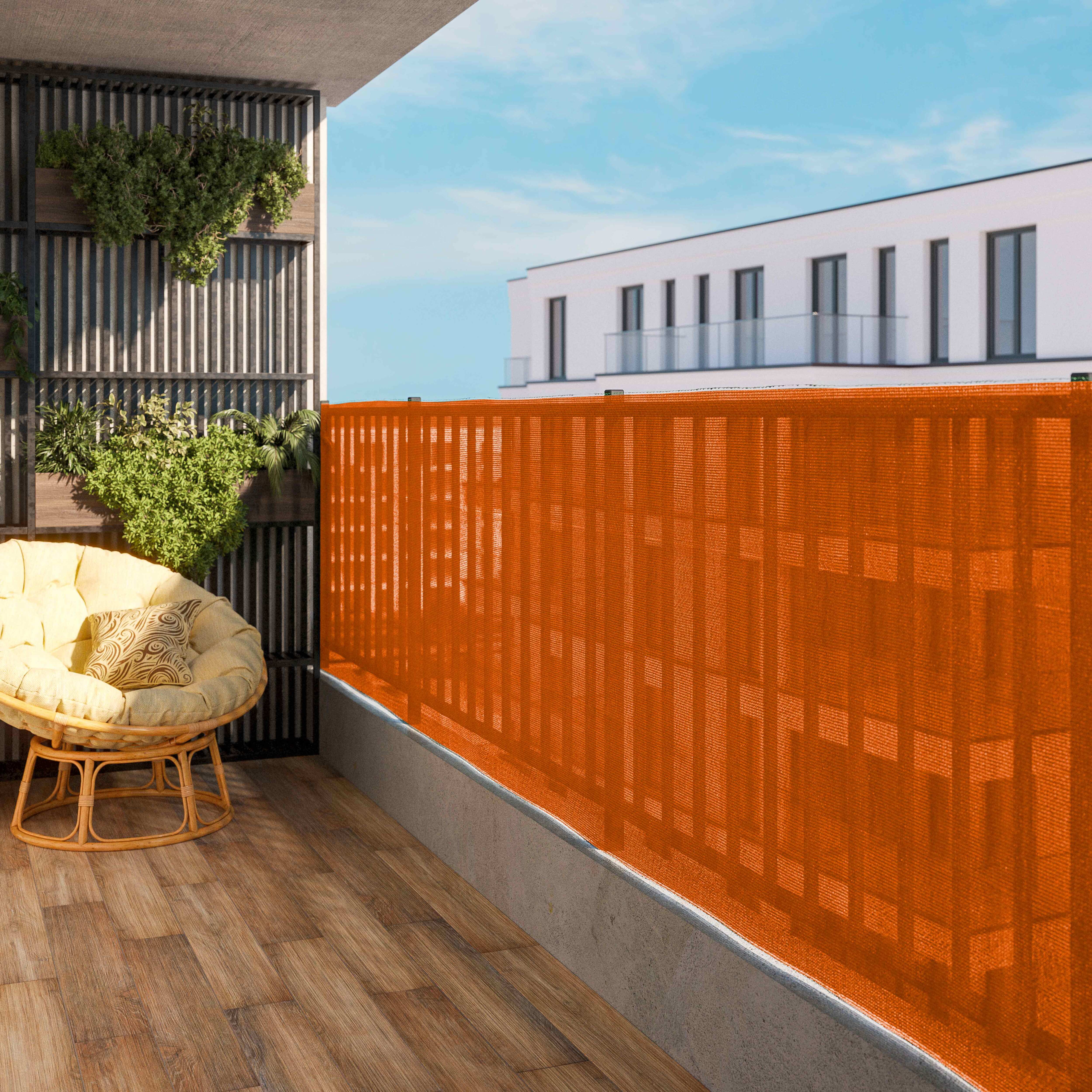 Brise-vue 130 g/m² - occultation légère 70% 120 m (120 cm) de hauteur fabriqué en France