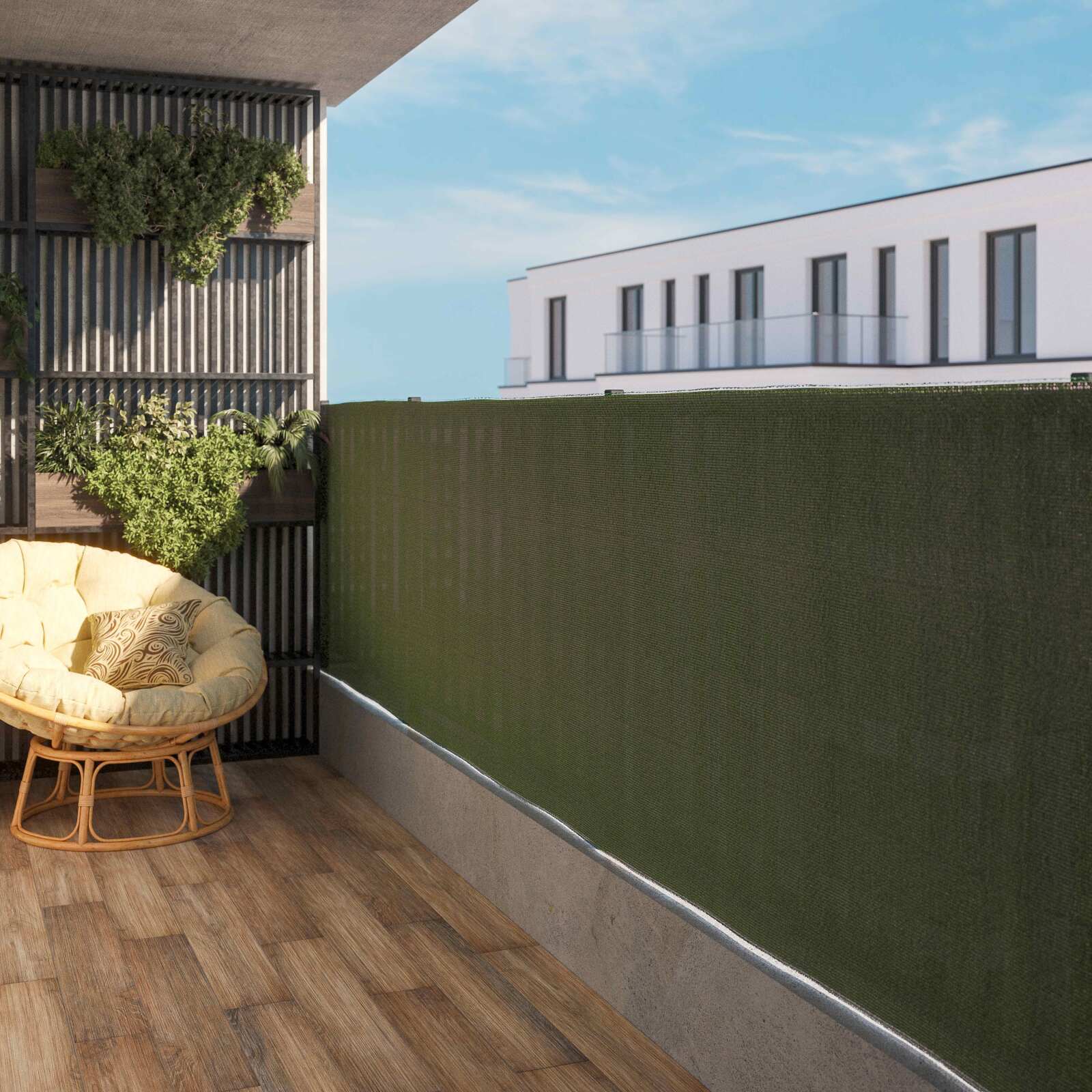 Brise-vue 220 g/m² - occultation forte 85%