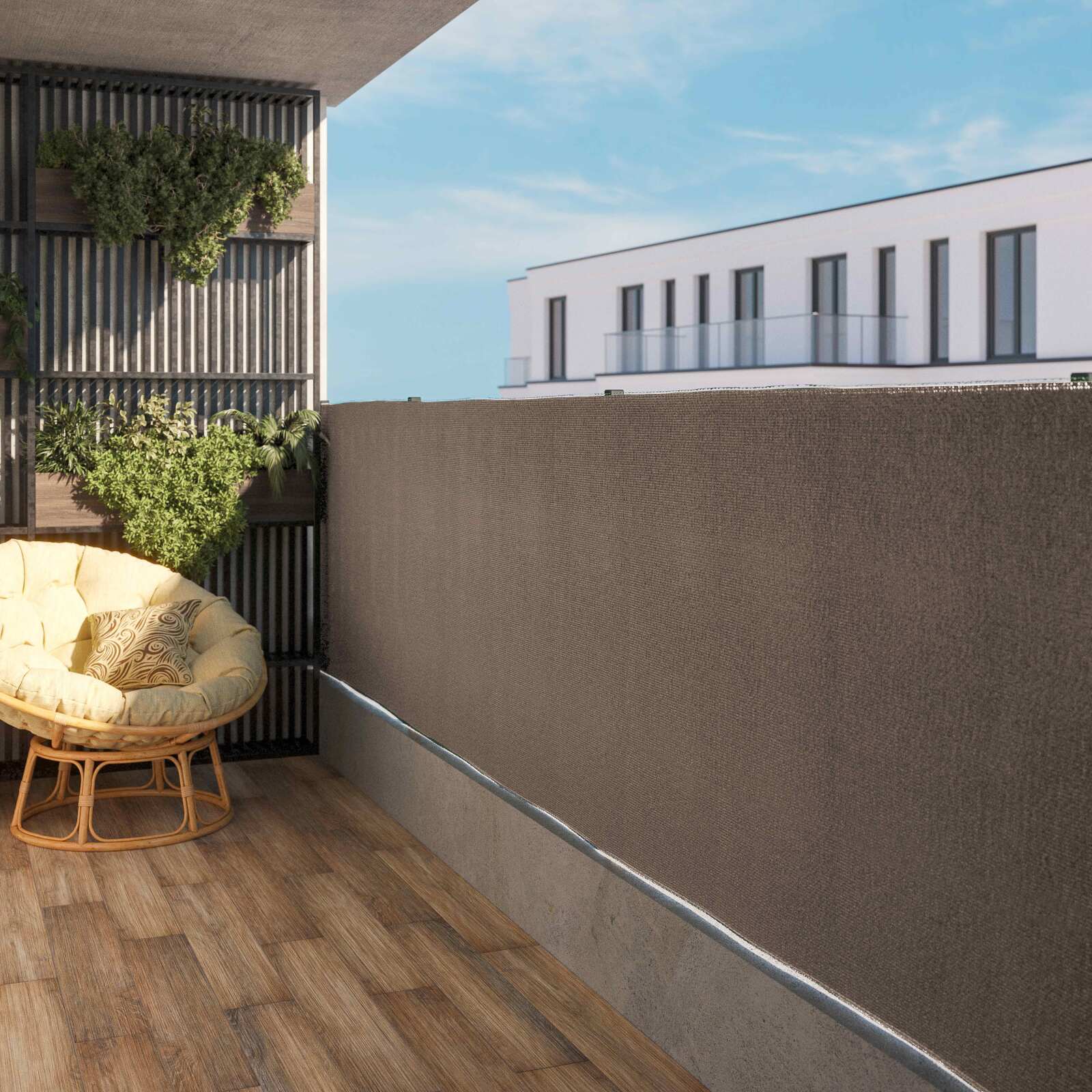 Brise-vue 300 g/m² - occultation totale 100%