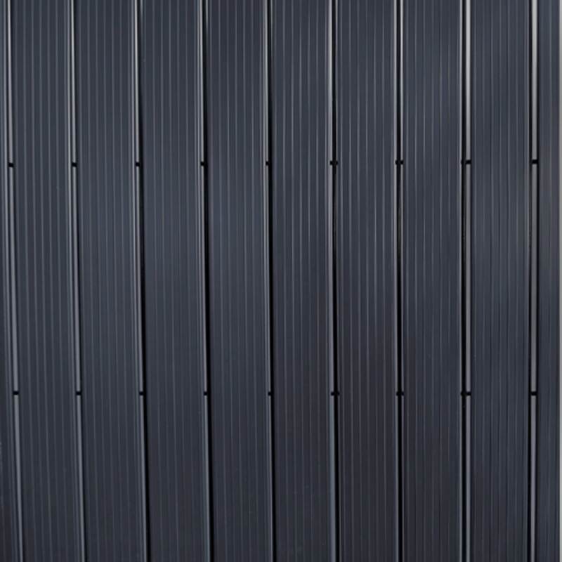 Kit lames occultantes PVC Anthracite hauteur 123cm pour maille 55mm