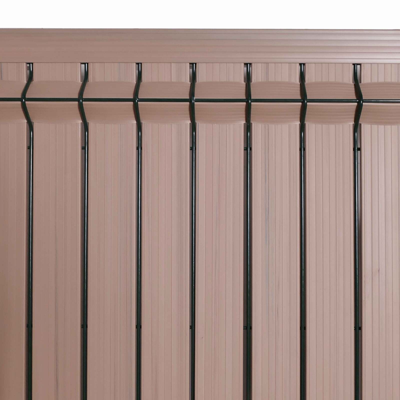 Kit lames occultantes PVC Anthracite hauteur 123cm pour maille 55mm