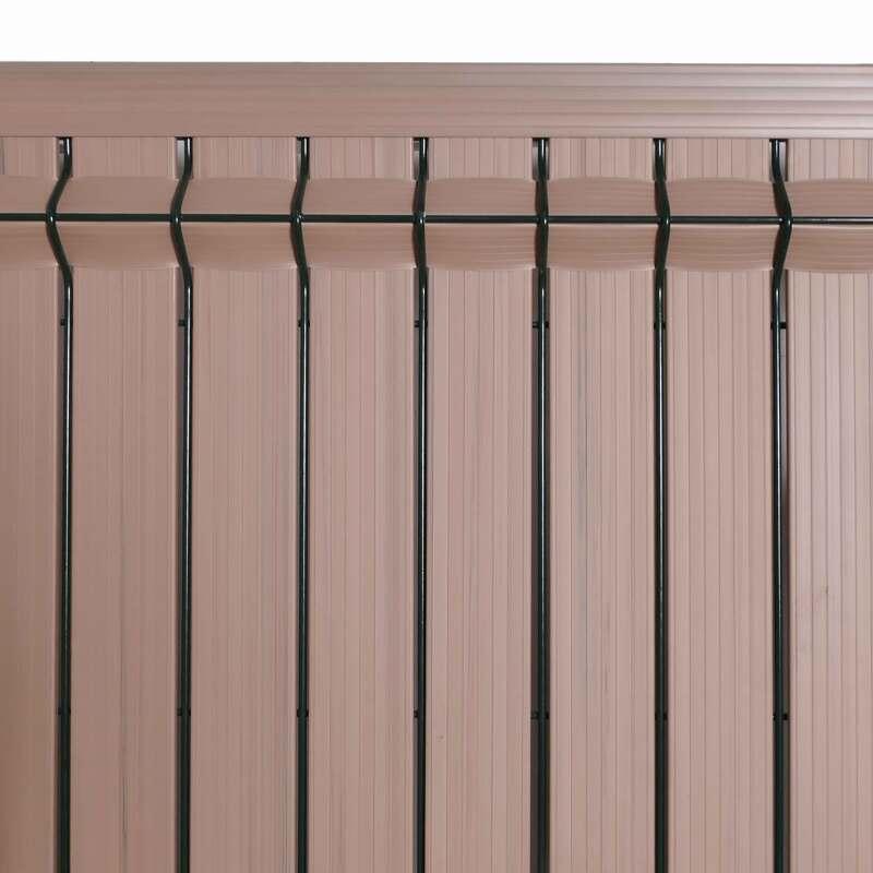 Kit lames occultantes PVC Anthracite hauteur 123cm pour maille 55mm