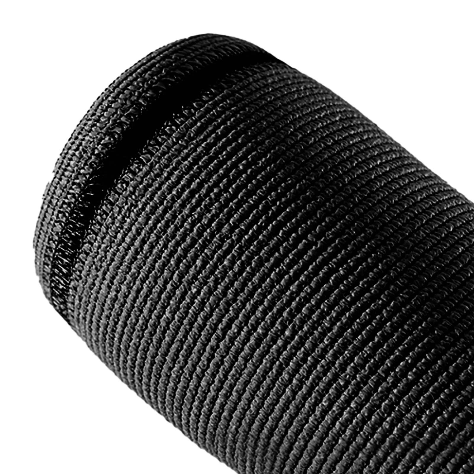 Brise-vue noir occultation 100% - Hauteur 1m