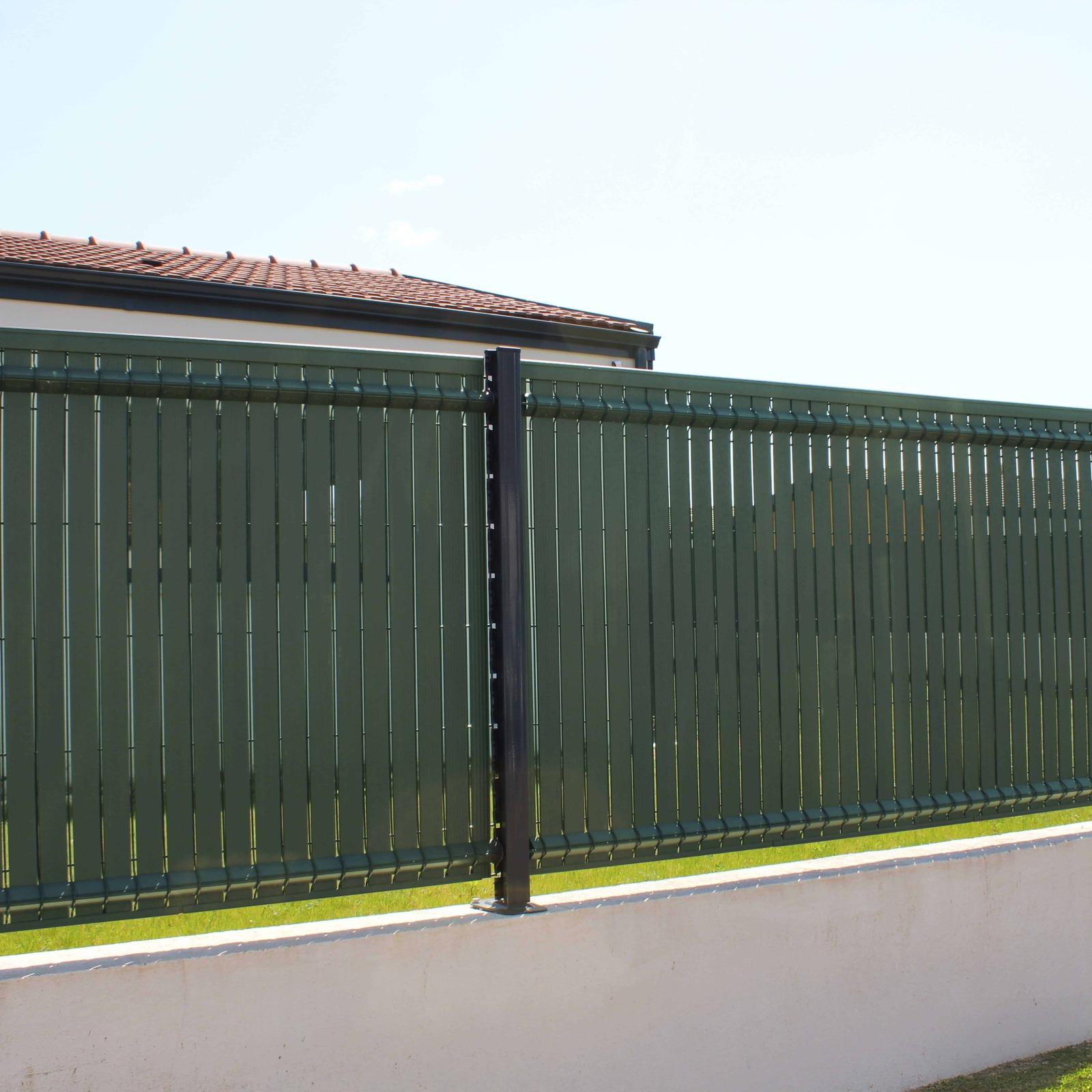 Kit lames occultantes PVC Vert foncé pour maille 55mm