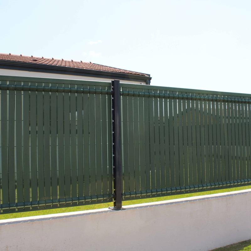 Kit lames occultantes PVC Vert foncé pour maille 55mm