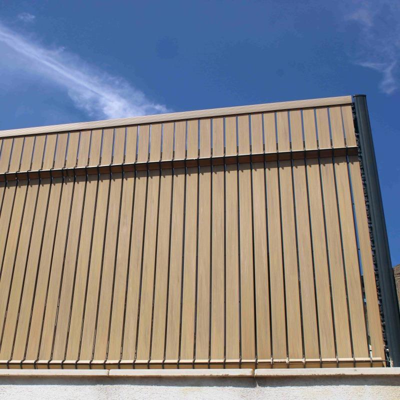 Kit lames occultantes PVC Ton bois pour maille 55mm