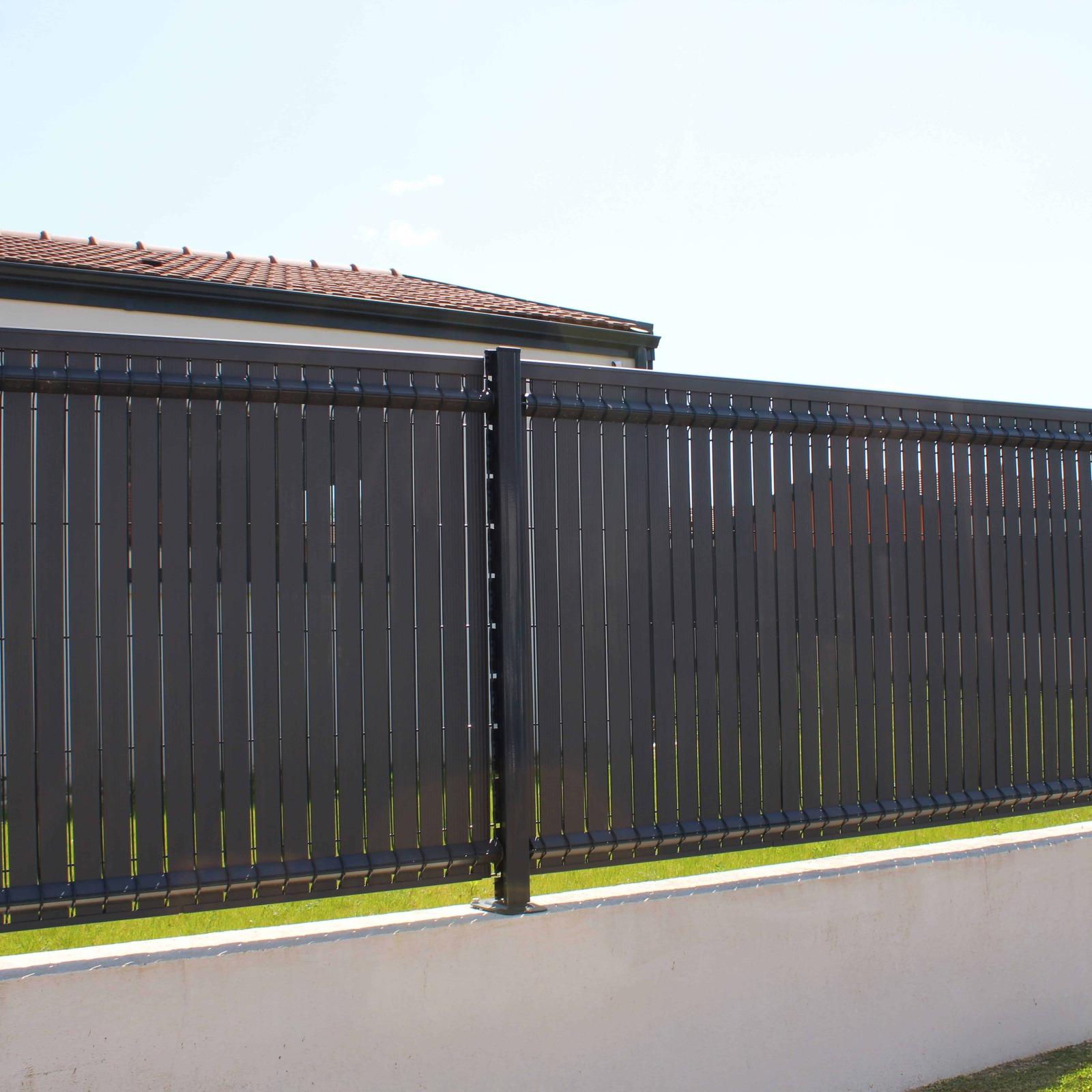 Kit lames occultantes PVC Anthracite pour maille 55mm