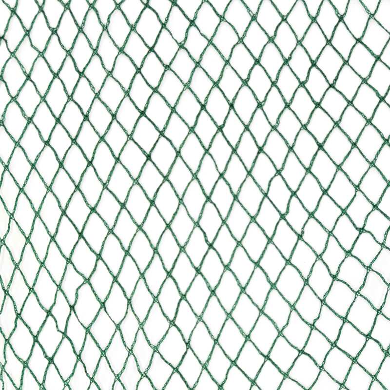 Filet Anti-Oiseau Vert Foncé 5 mètres maille carrée 14mm