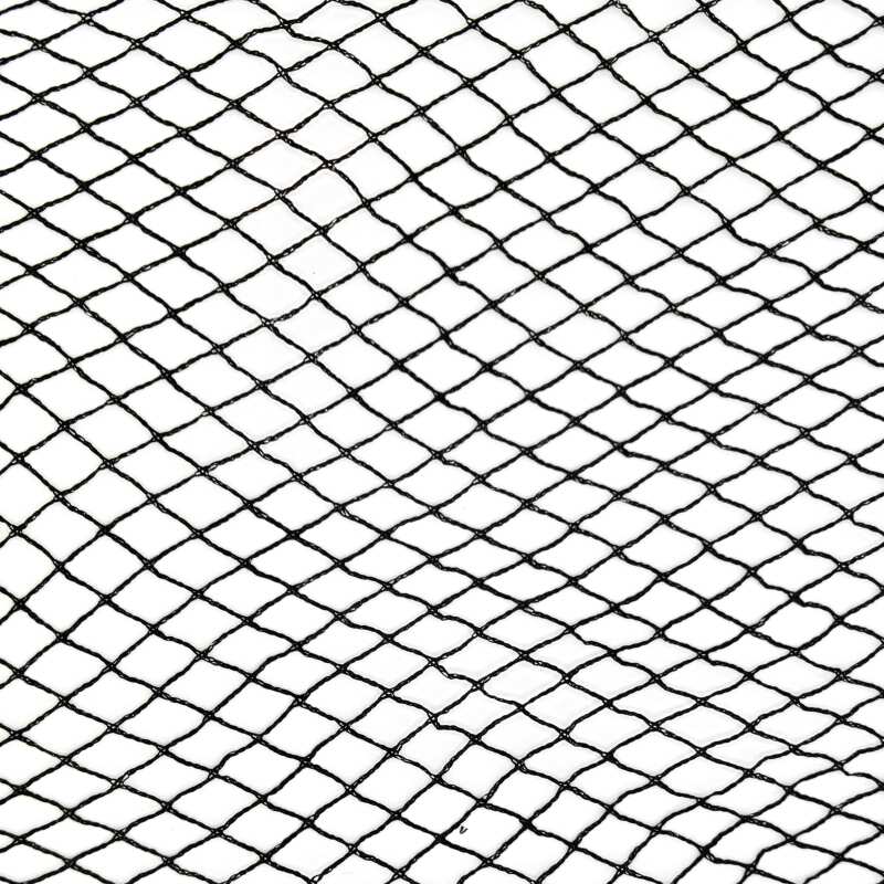Filet Anti-Oiseau Noir 5 mètres maille carrée 14mm