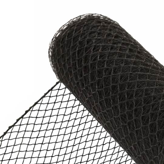 Filet Anti-Oiseau Noir 10 mètres maille carrée 14mm