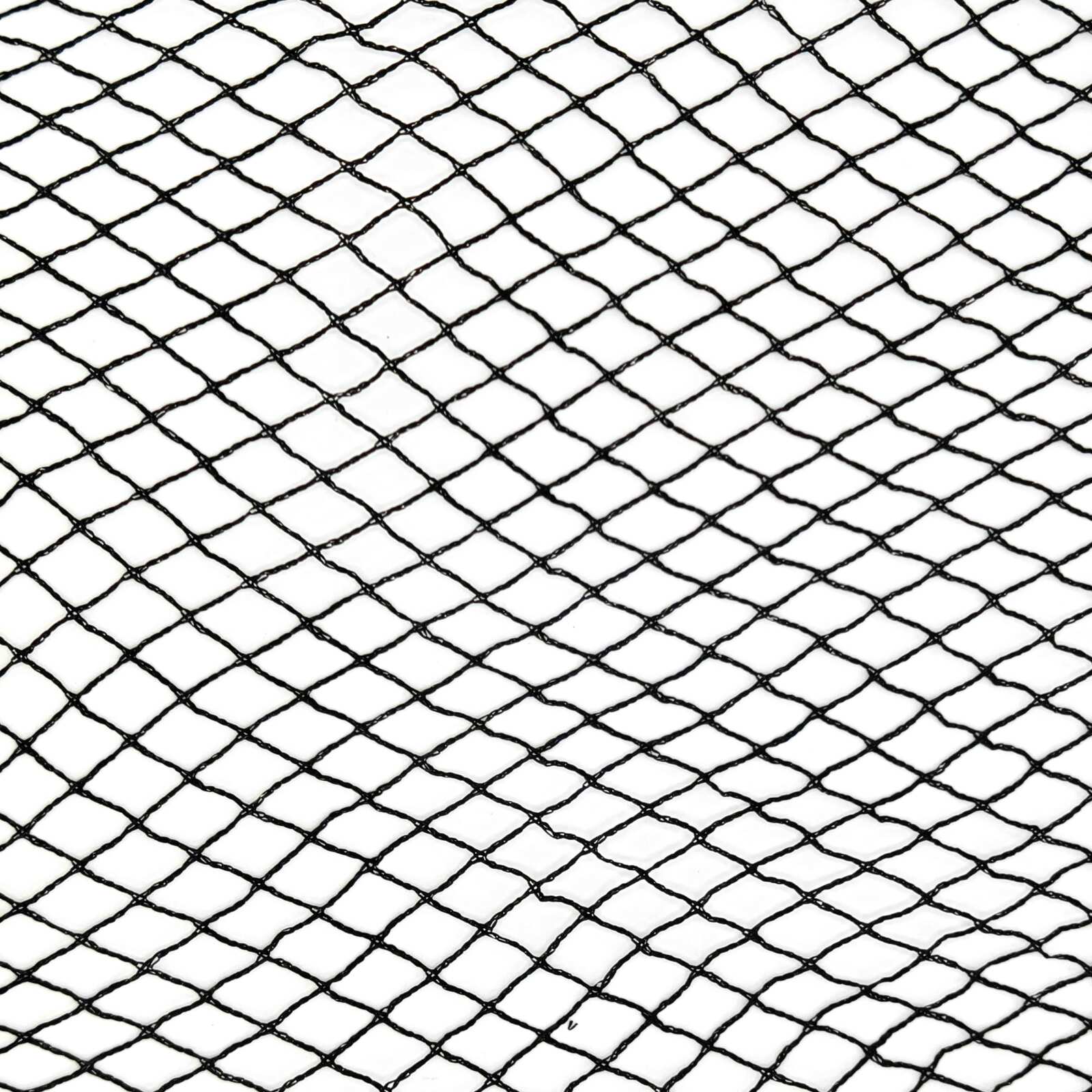 Filet Anti-Oiseau Noir 10 mètres maille carrée 14mm