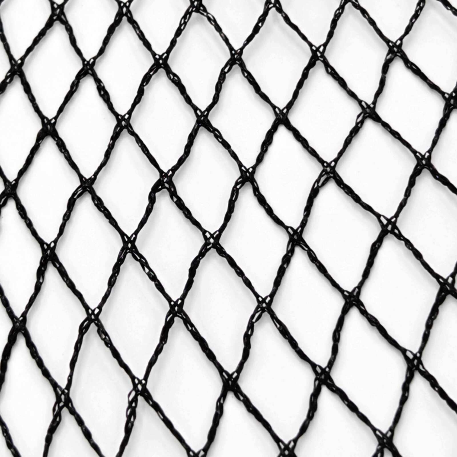 Filet Anti-Oiseau Noir 10 mètres maille carrée 14mm Filet Anti-Oiseau Noir 10 mètres maille carrée 14mm