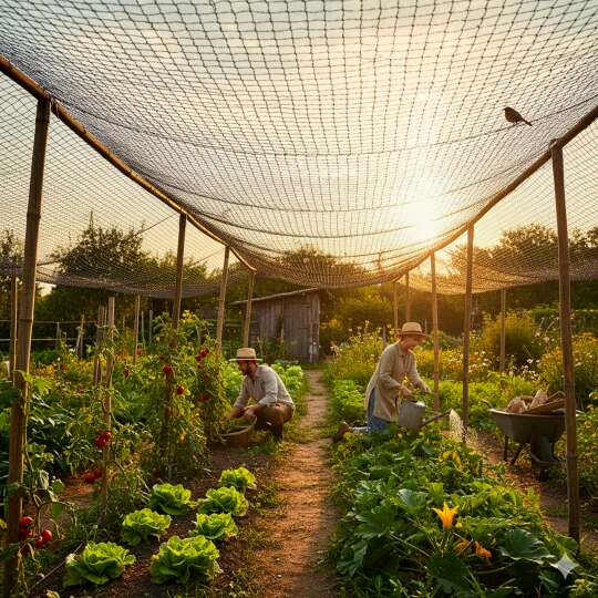 Filet Anti-Oiseau Noir 10 mètres maille carrée 14mm | Brise-Vue.com