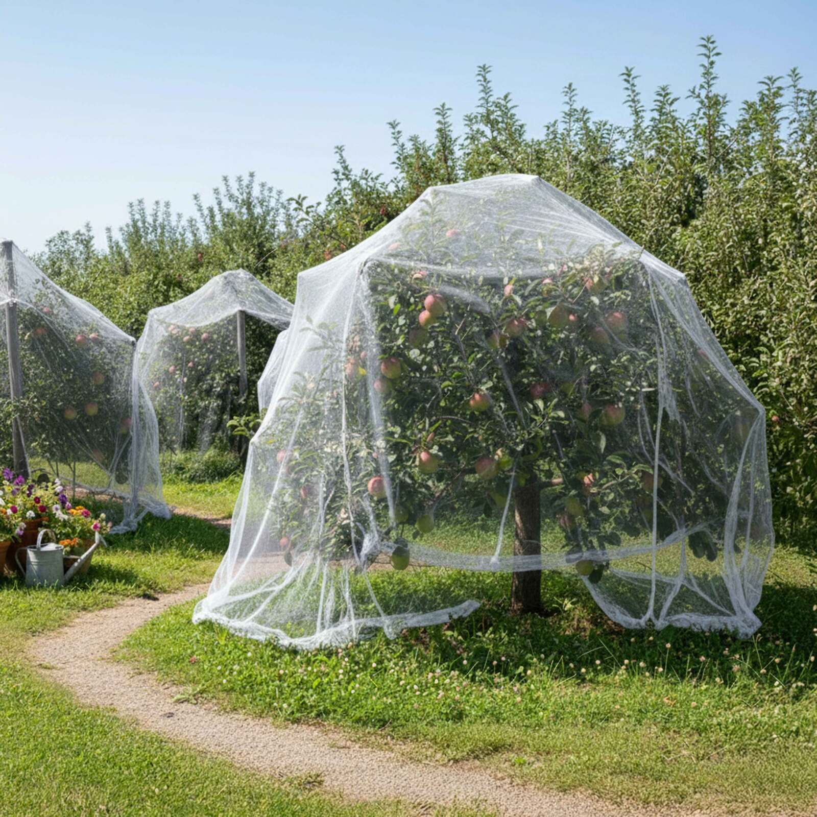 Filet Anti-Insecte Blanc 60 g/m² - occultation légère 45%