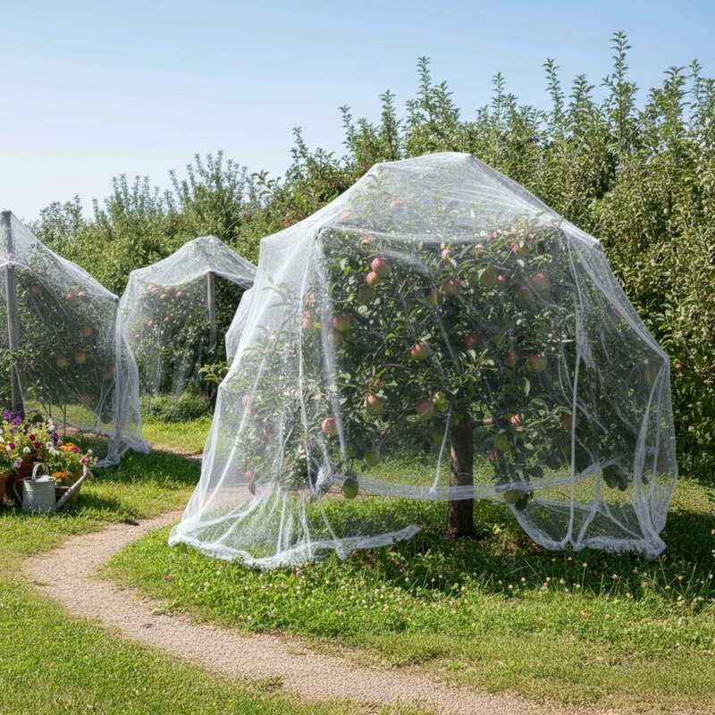 Filet Anti-Insecte Blanc 60 g/m² - occultation légère 45%