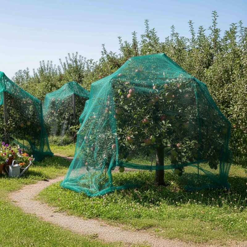 Filet Anti-Insecte Vert foncé 55 g/m² - occultation moyenne 55%