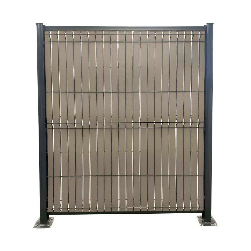 Kit lames occultantes Composite effet granitées Grège pour maille 55mm