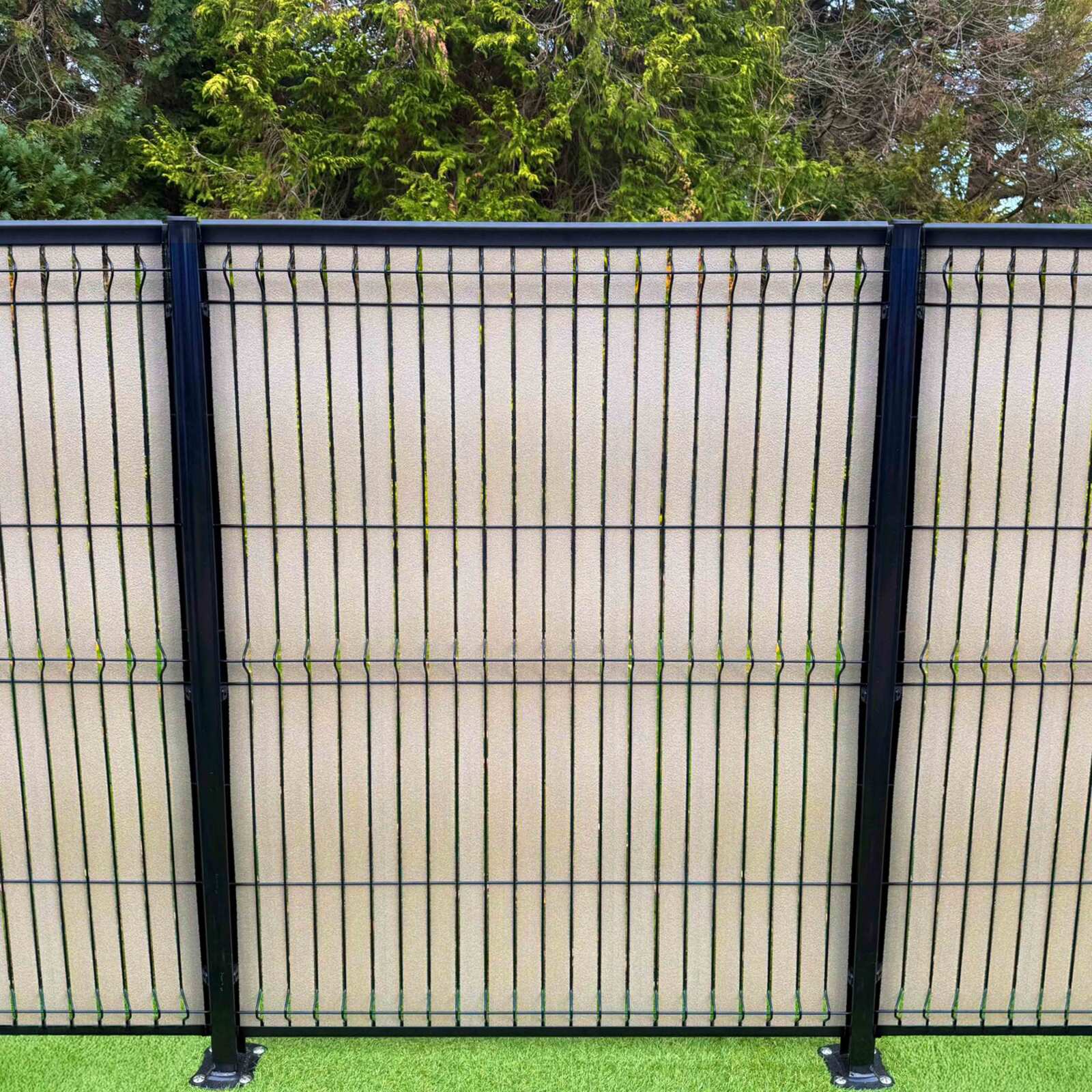 Kit lames occultantes Composite effet brossé Grège pour maille 55mm