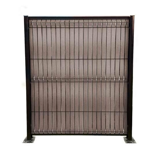 Kit lames occultantes Composite effet brossé Ecorce pour maille 55mm