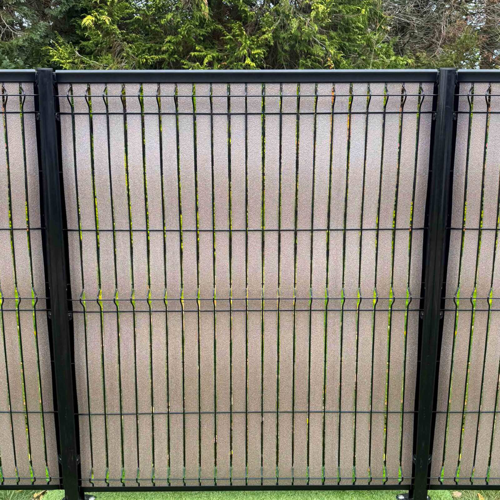 Kit lames occultantes Composite effet brossé Ecorce pour maille 55mm