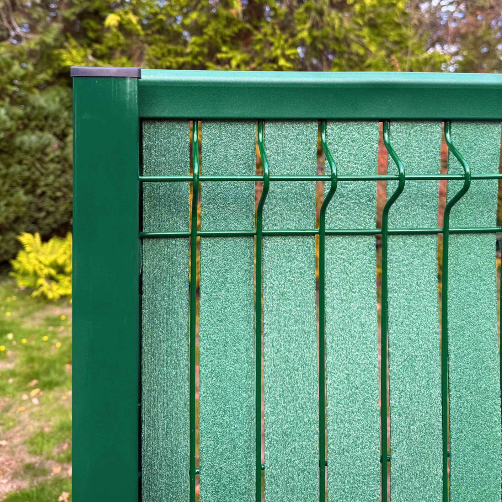 Kit lames occultantes Composite effet brossé Vert pour maille 55mm