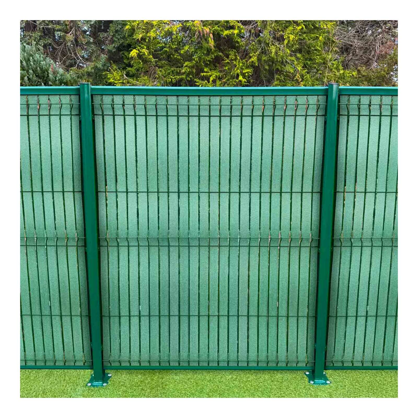 Kit lames occultantes Composite effet brossé Vert pour maille 55mm