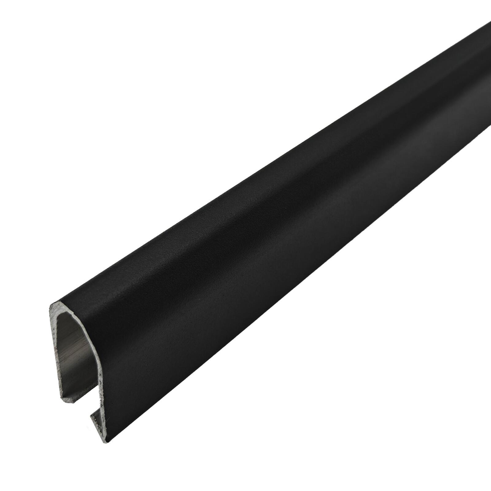 Profil aluminium de finition haut pour clôture longueur 124cm