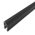 Profil aluminium de finition haut pour clôture longueur 124cm