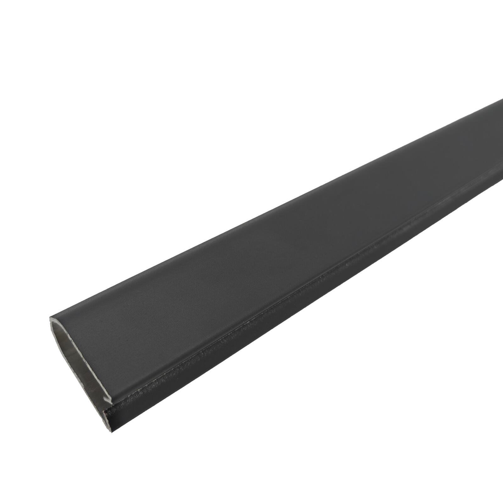 Profil aluminium de finition haut pour clôture longueur 124cm