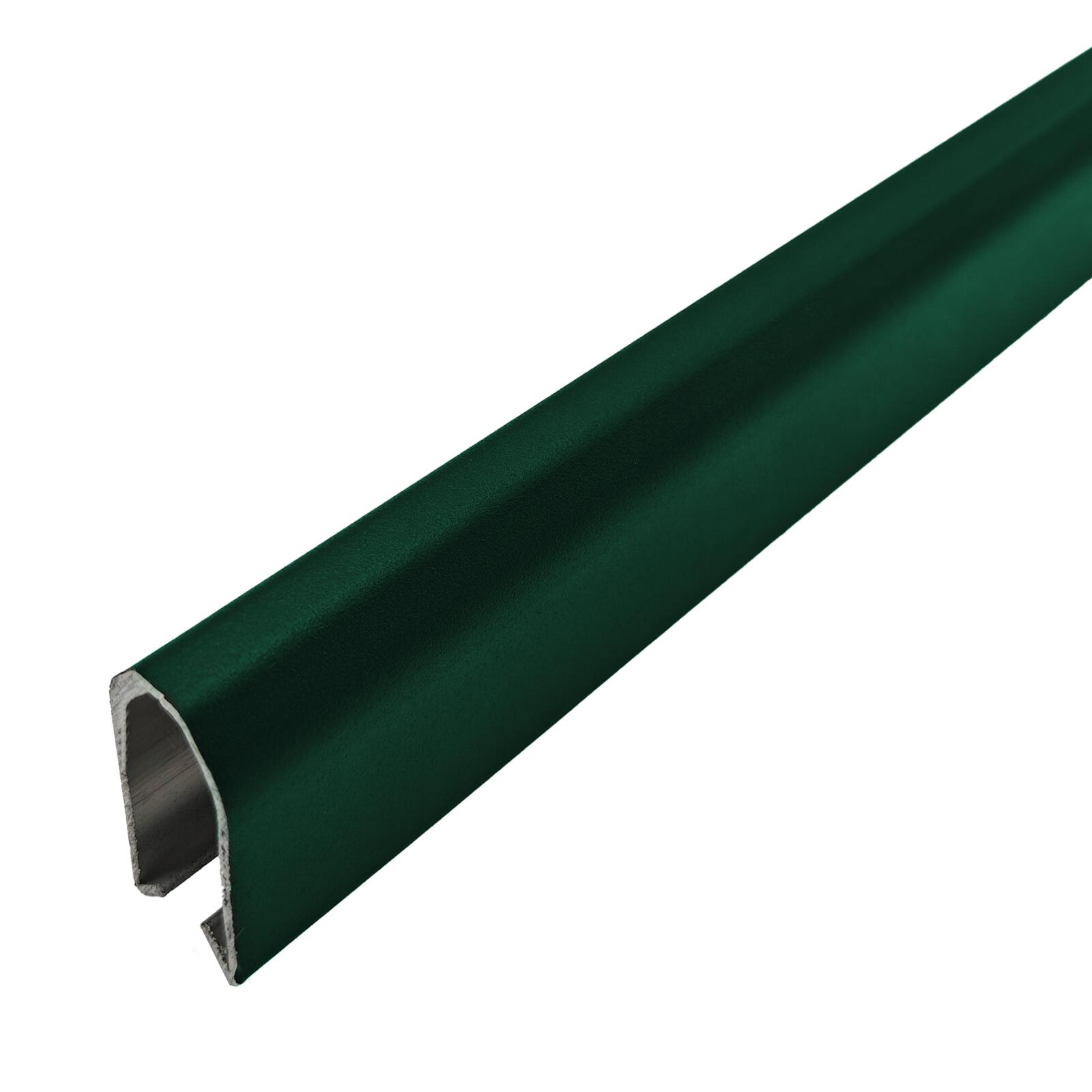 Profil aluminium de finition haut pour clôture longueur 124cm