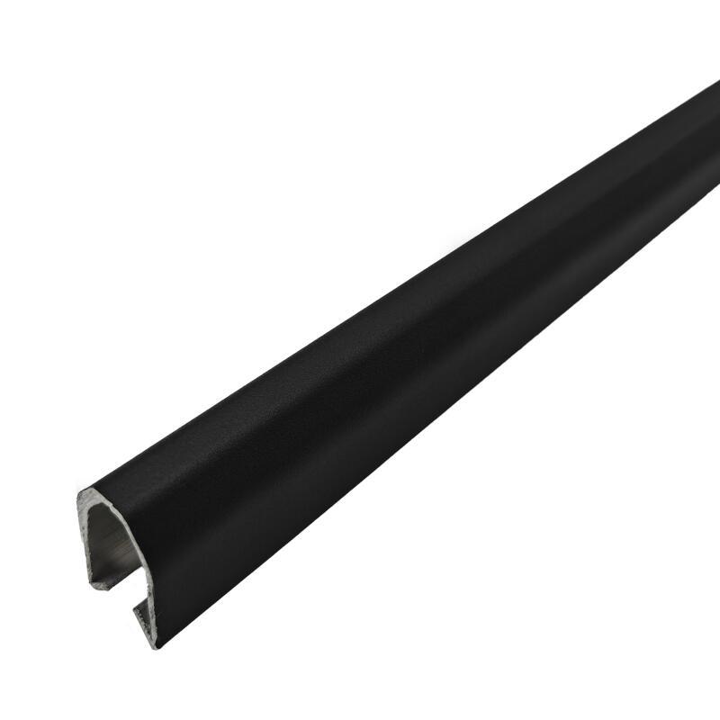 Profil aluminium de finition bas pour cloture longueur 124cm