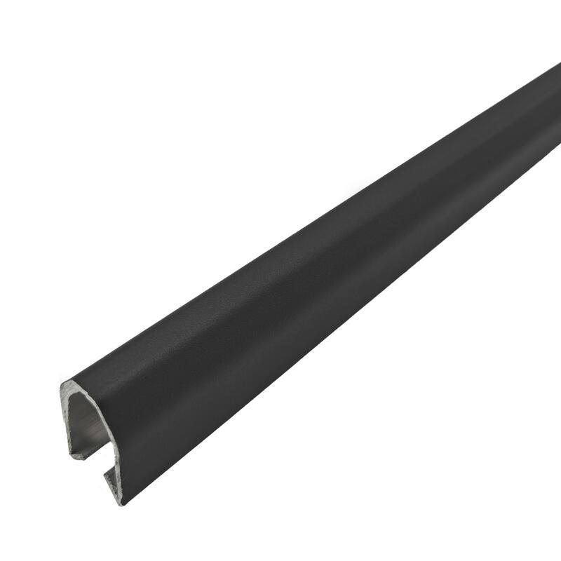 Profil aluminium de finition bas pour cloture longueur 124cm