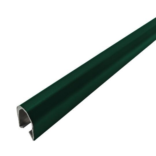 Profil aluminium de finition bas pour cloture longueur 124cm | Brise-Vue.com