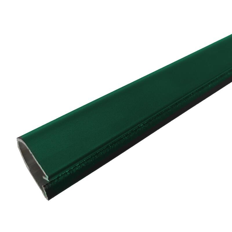 Profil aluminium de finition bas pour cloture longueur 124cm