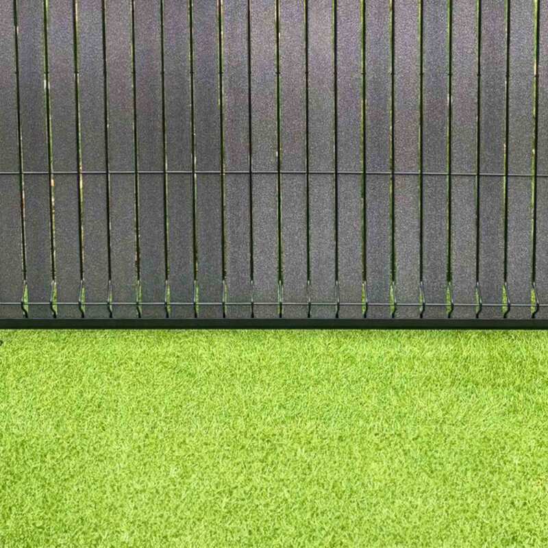 Profil aluminium de finition bas pour cloture longueur 124cm (2/3)