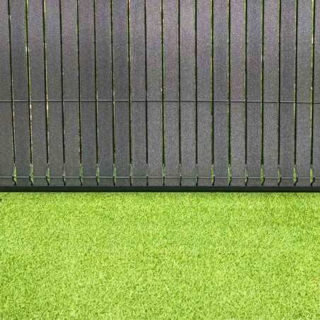 Profil aluminium de finition bas pour cloture longueur 124cm (2/3)