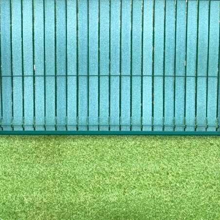 Profil aluminium de finition bas pour cloture longueur 124cm (2/3)