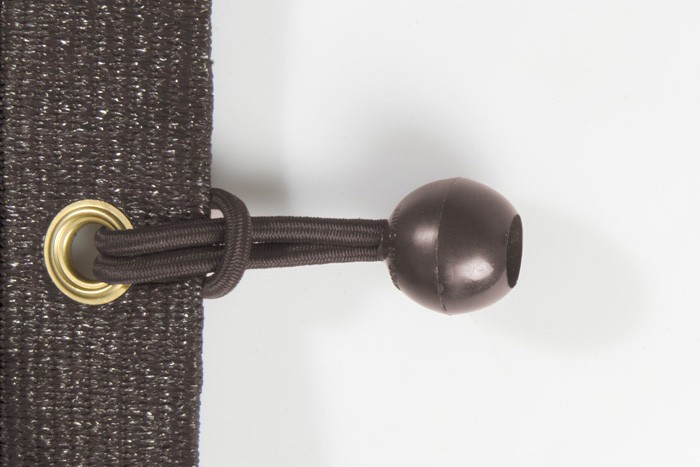 silver ball tie backs
